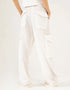 TEXTURED CARGO WIDELEG PANTS